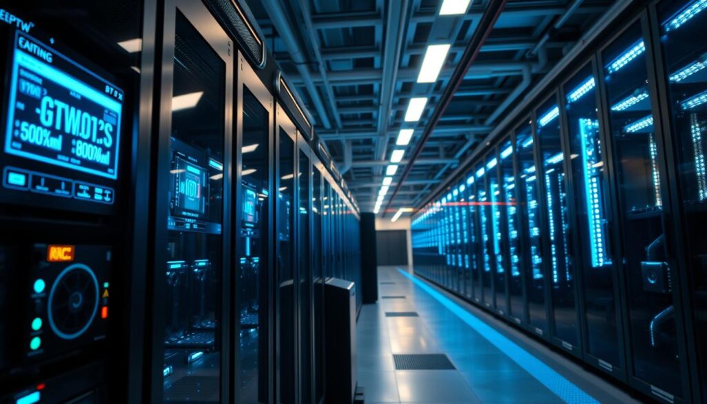 Hochvolt-Gleichstrom Energieverteilung GPU-Cluster