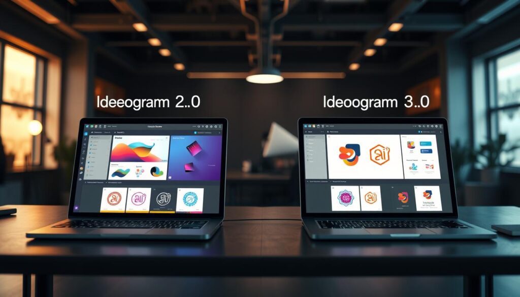 Ideogram 2.0 und Ideogram 3.0 Versionsvergleich mit realistischen Bildern