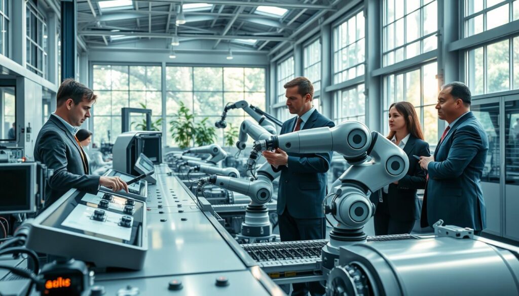 Industrie 4.0 und intelligente Produktion mit IoT Fertigung