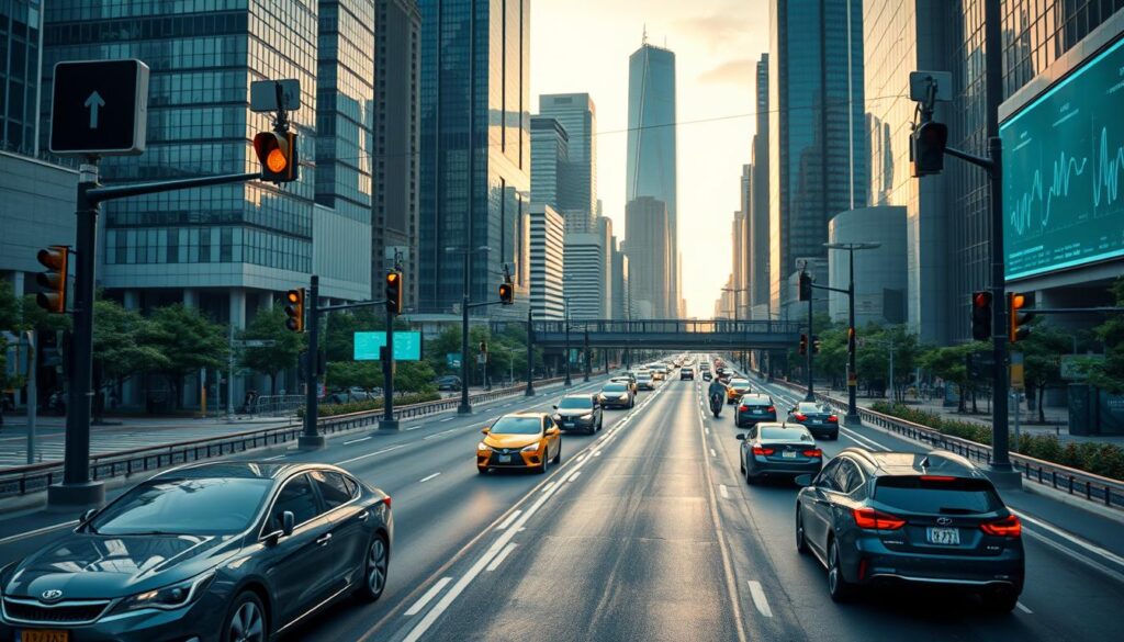 Intelligente Verkehrssysteme und Datenerfassung durch Sensoren und Kameras