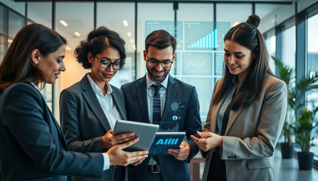 KI Anwendungen Projektmanagement in verschiedenen Arbeitsbereichen