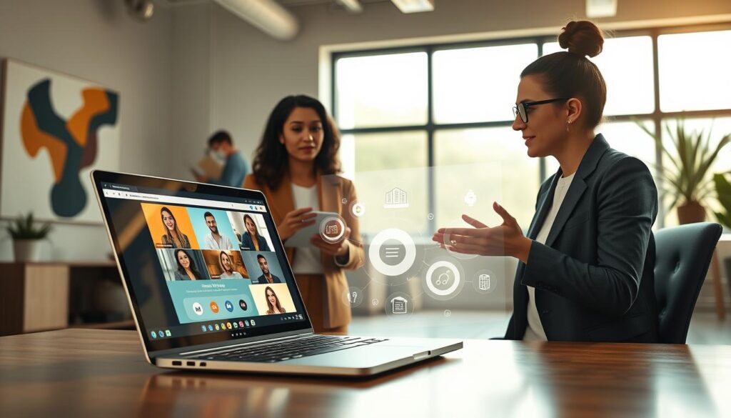 KI-Assistenten in Collaboration-Plattformen für virtuelle Meetings