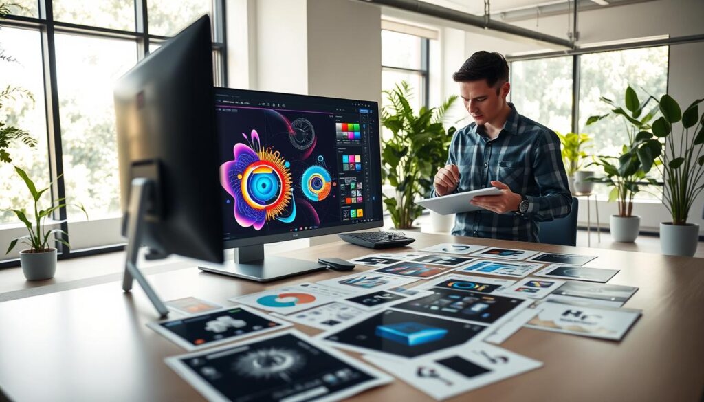 KI-Bildgenerator und Automatisierte Grafikgestaltung Technologie