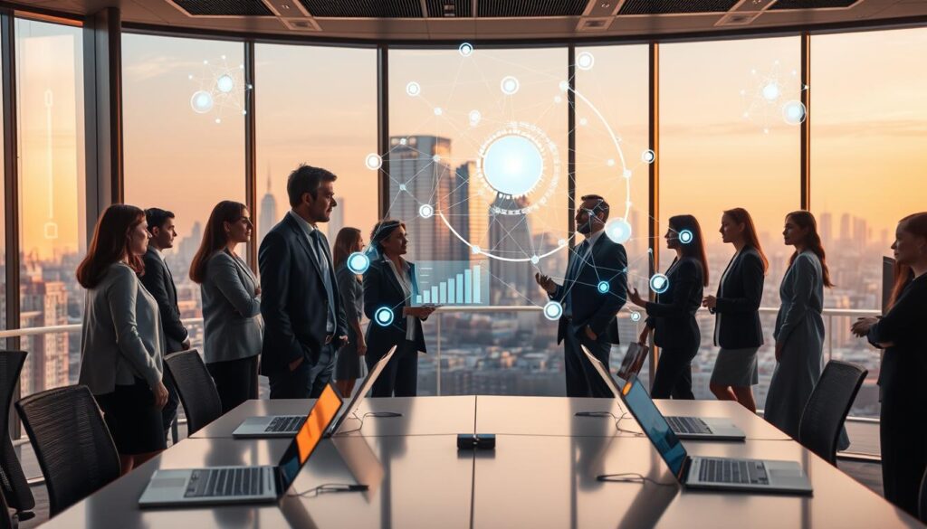 KI Business Netzwerke intelligente Netzwerkanalyse