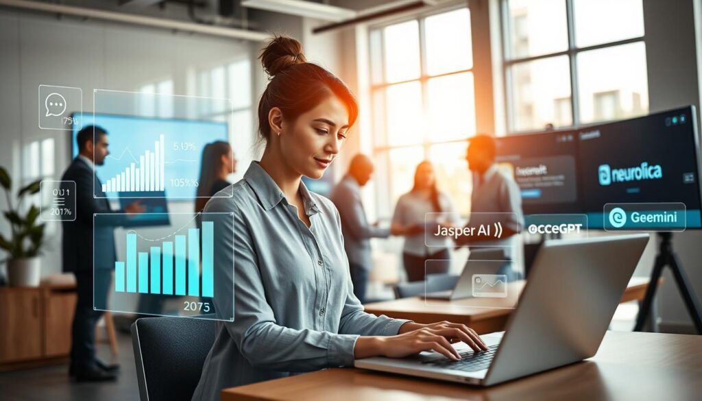 KI Content-Erstellung mit neuroflash, Jasper AI, ChatGPT und Gemini