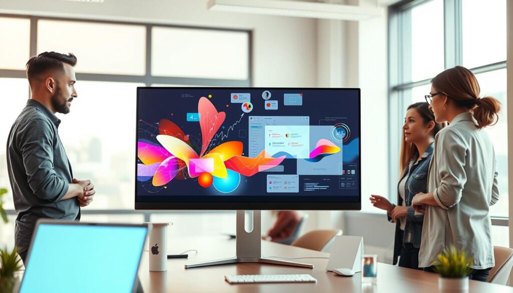 KI-Design-Tools für visuelle Inhalte und Grafikerstellung