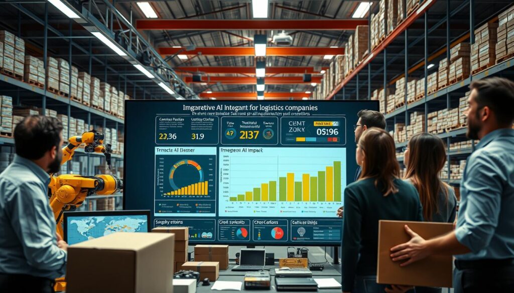 KI-Einsatz Statistik in deutschen Logistikunternehmen