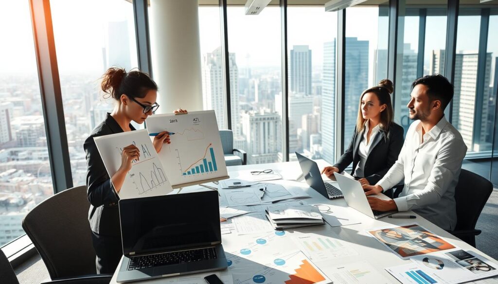 KI Geschäftsmodell und Marktanalyse für Startups