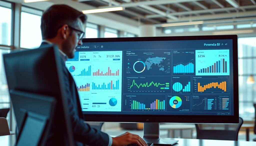 KI-Integration Power BI Business Intelligence Dashboard