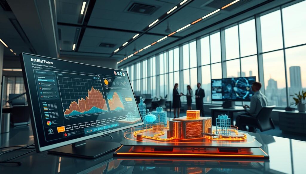 KI-Integration in digitale Zwillinge für automatisierte Szenarienplanung