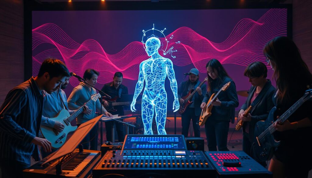 KI Kreativität und menschliche Kreativität in der Musikproduktion