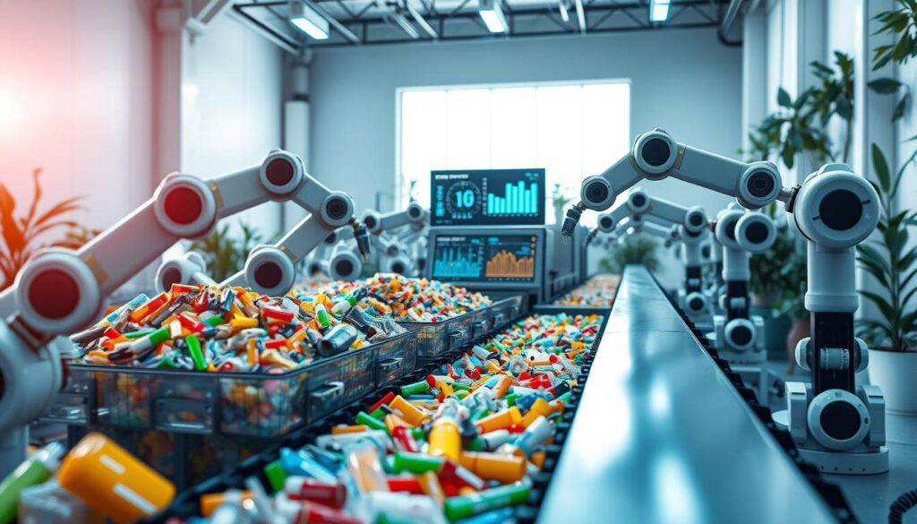 KI Kreislaufwirtschaft intelligente Abfallsortierung