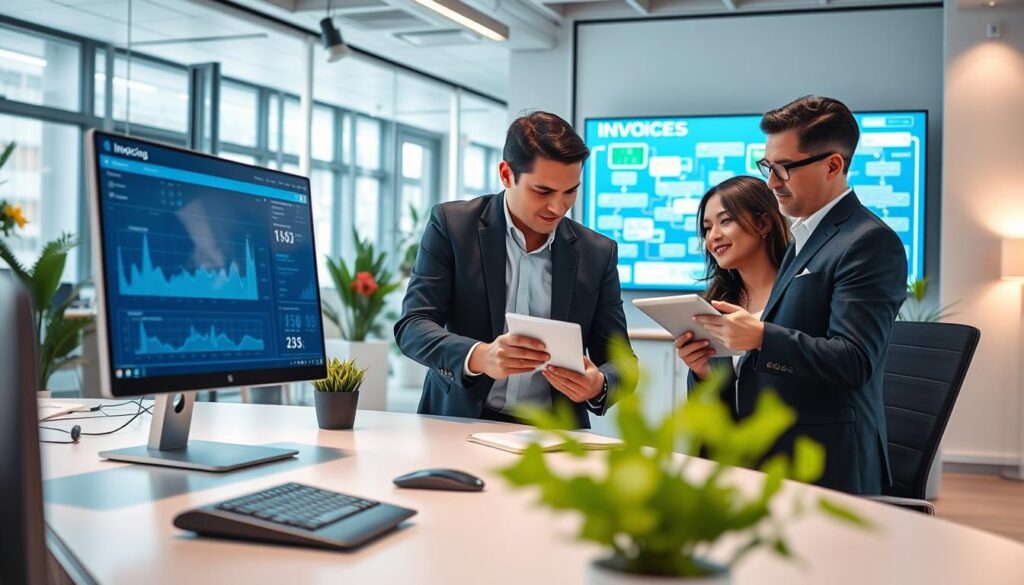 KI Rechnungsverarbeitung automatisierter Workflow