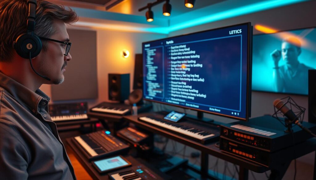 KI-Songtexte und Lyrics Optionen Udio