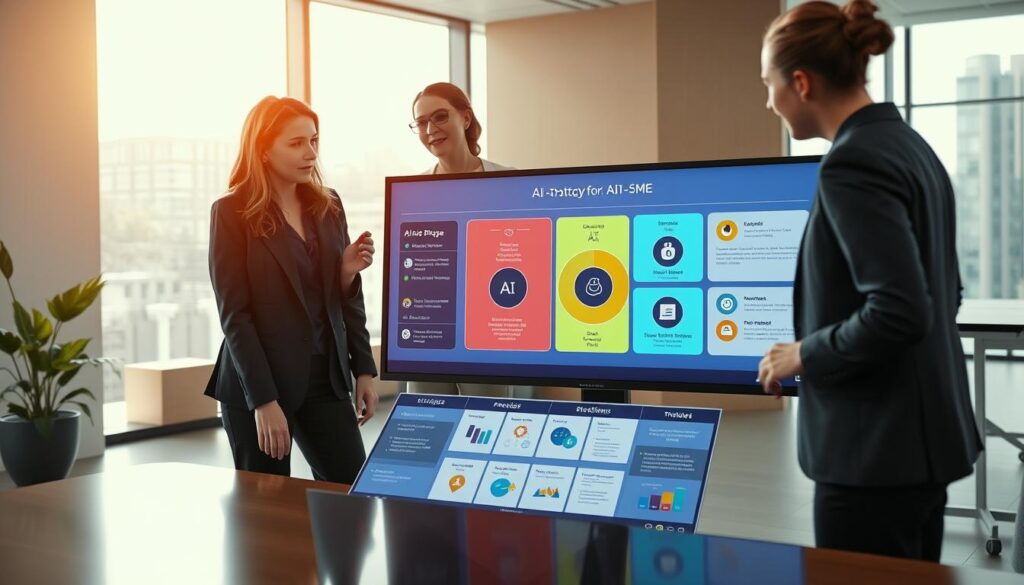 KI-Strategie und KI-Canvas für KMU-Implementierung