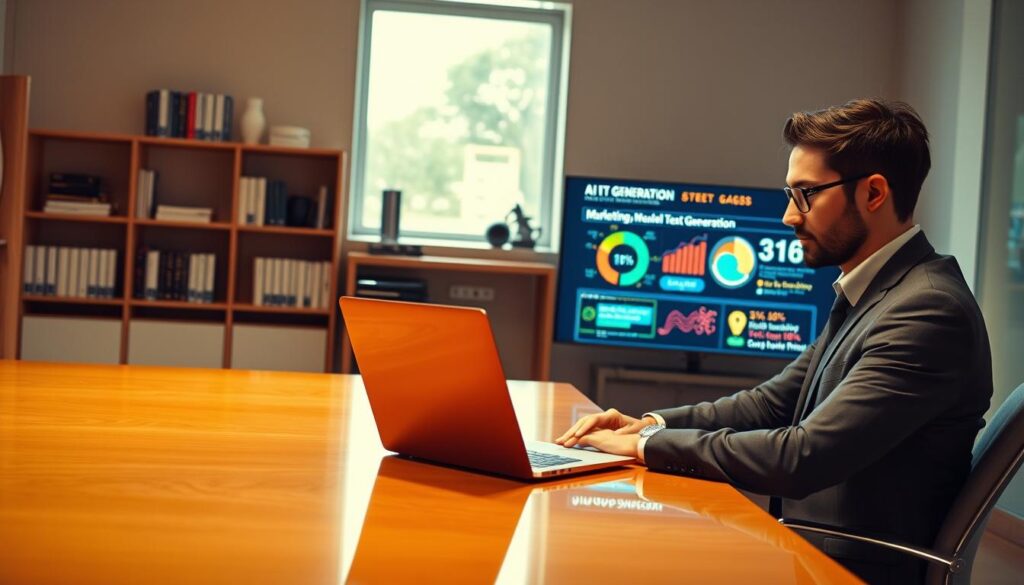 KI Textgenerator und künstliche Intelligenz Marketing Technologie