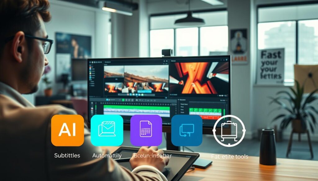 KI Videoschnitt und automatische Untertitelung in der Videoproduktion