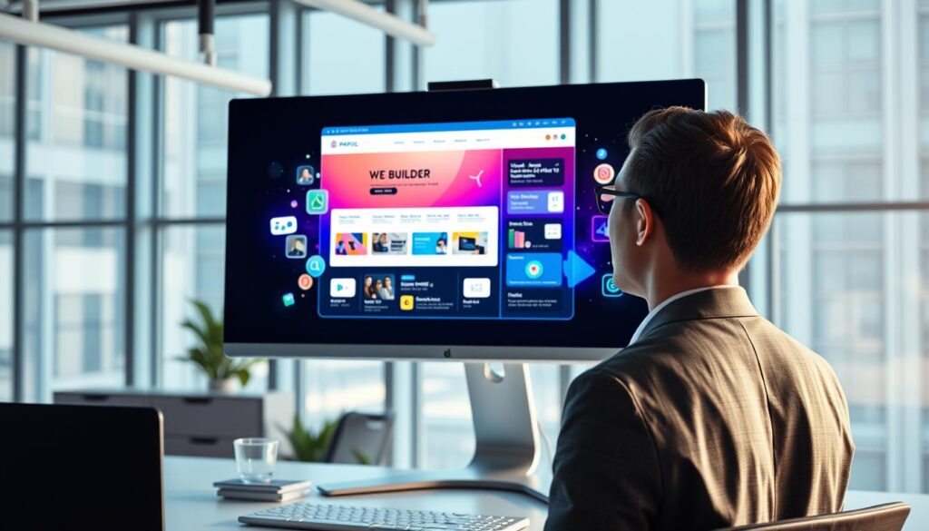 KI-Website-Builder automatische Design-Generierung