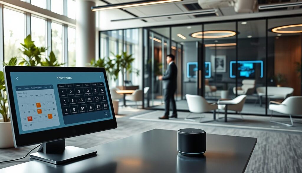 KI-gesteuerte Raumbuchung und Voice Control im modernen Büro