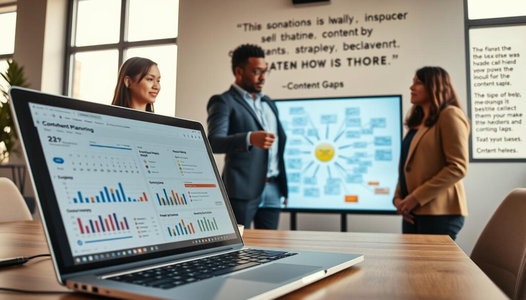 KI-gestützte Content-Planung und Content Gap Analyse für strategische Themenplanung KI-gestützte Content-Planung und Content Gap Analyse für strategische Themenplanung
