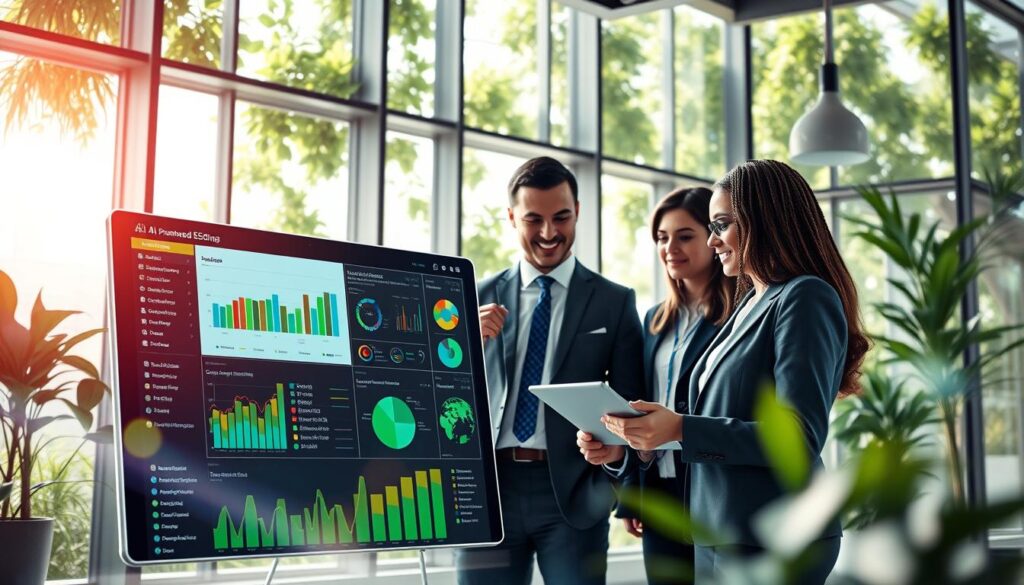 KI-gestützte ESG-Tools mit automatischer Datenintegration und Nachhaltigkeits-KPIs