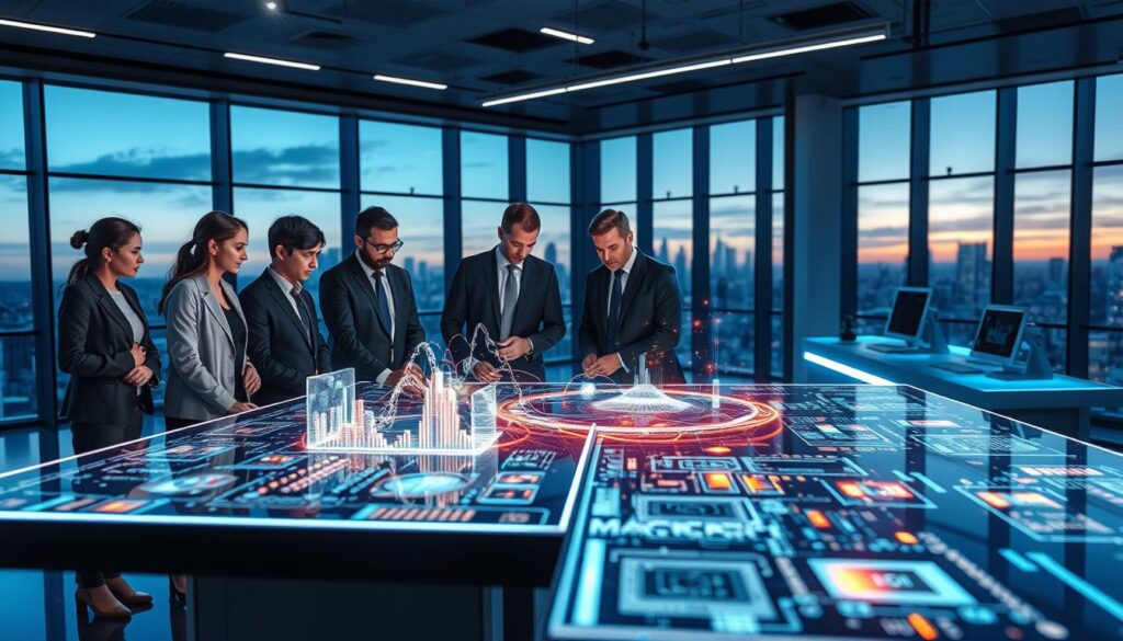 KI-gestützte Holografie und künstliche Intelligenz Visualisierung in Echtzeit