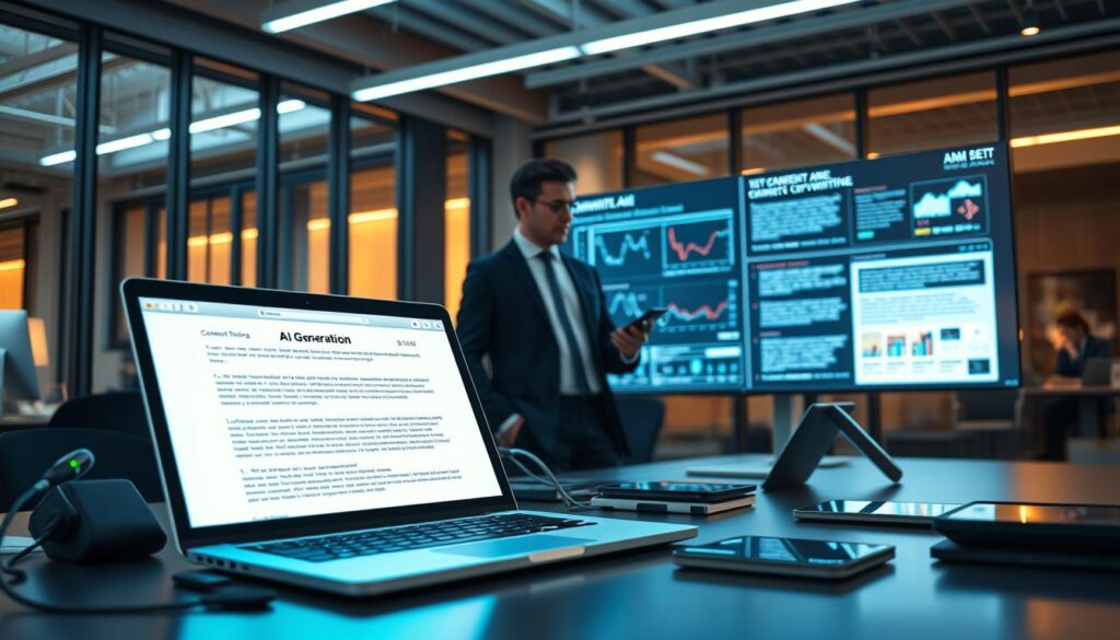 KI-gestützte Inhalte und Textgenerierung Technologie