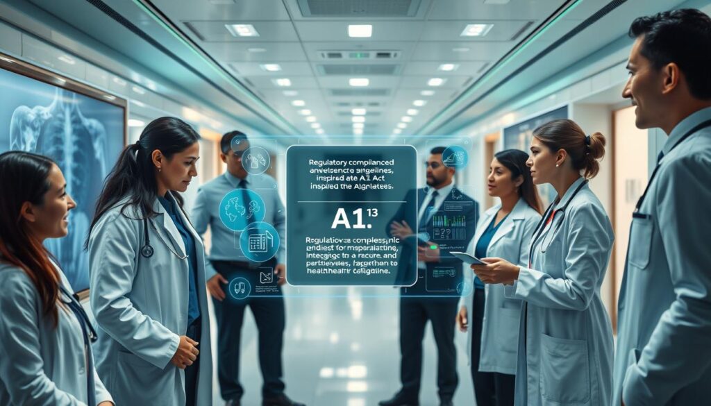 KI im Gesundheitswesen mit regulatorischen Anforderungen des EU AI Act