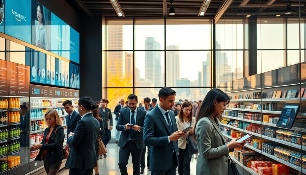 Kassenlose Geschäfte mit Amazon Go Technologie