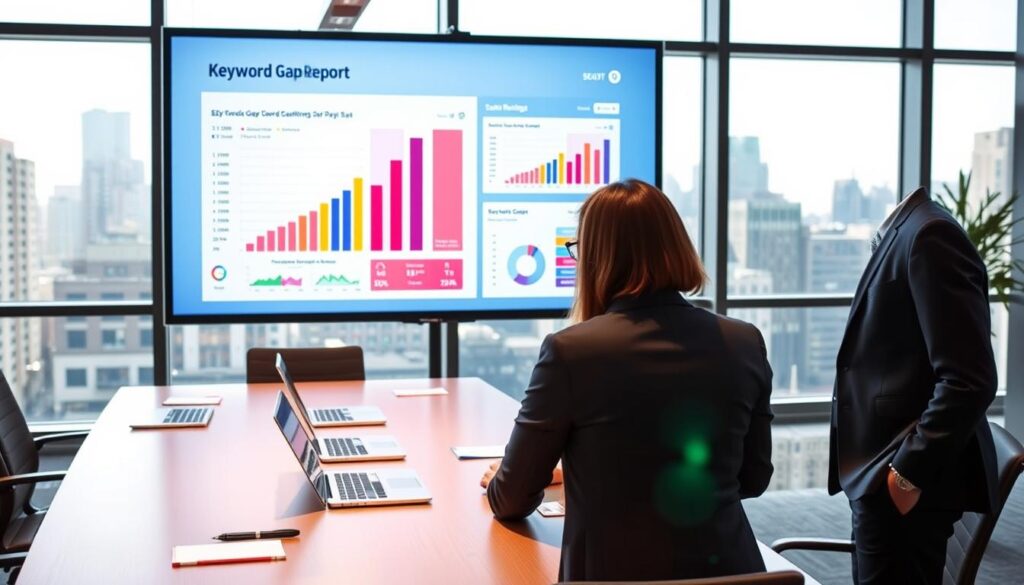 Keyword Gap Report und Ranking-Vergleich für SEO-Strategie
