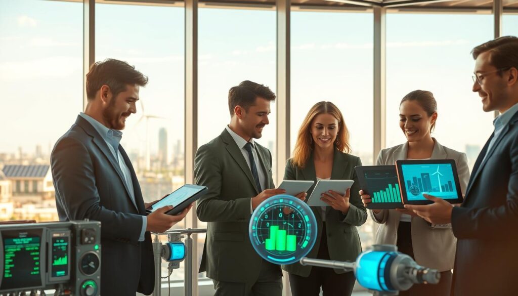 Künstliche Intelligenz Energiewirtschaft mit intelligenten Sensoren