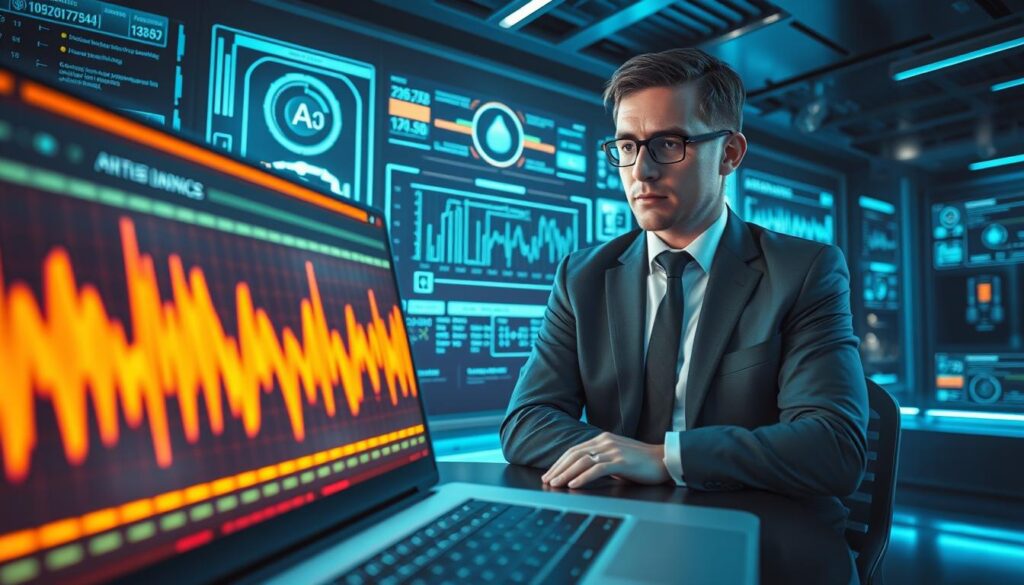 Künstliche Intelligenz analysiert Tonhöhe Tempo und Melodie in Sprachaufnahmen