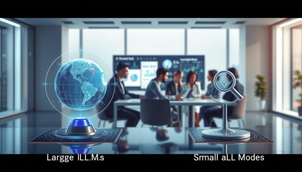 Large Language Models und Small Language Models im Vergleich