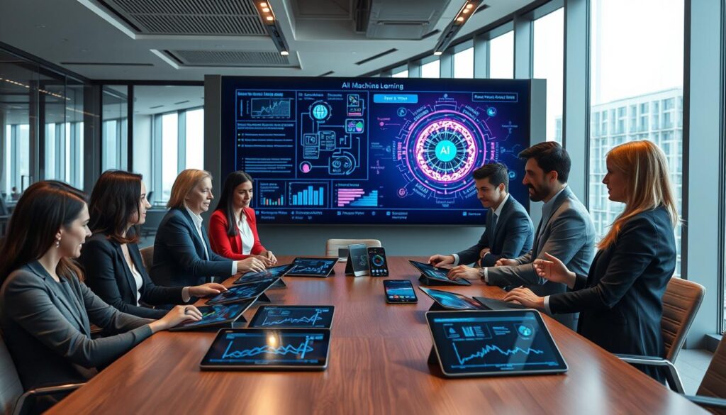Machine Learning Unternehmensplanung und KI-Algorithmen Planung