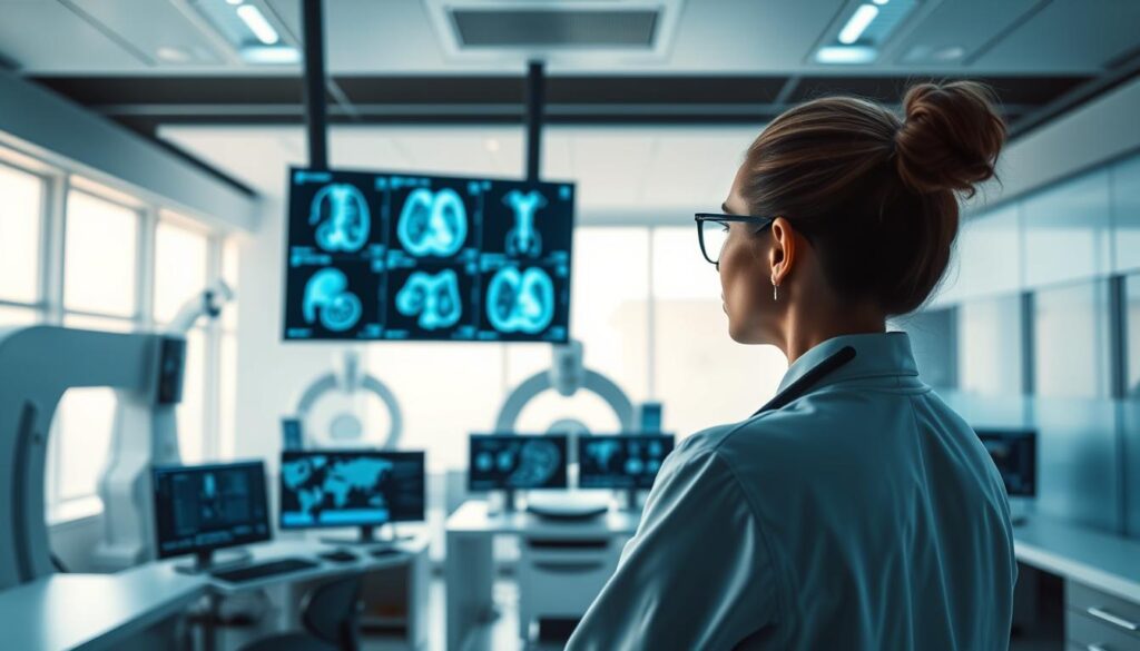 Medizinische Bildanalyse mit KI-Technologie im Gesundheitswesen
