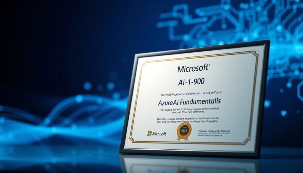Microsoft AI-900 Azure AI Fundamentals Zertifikat