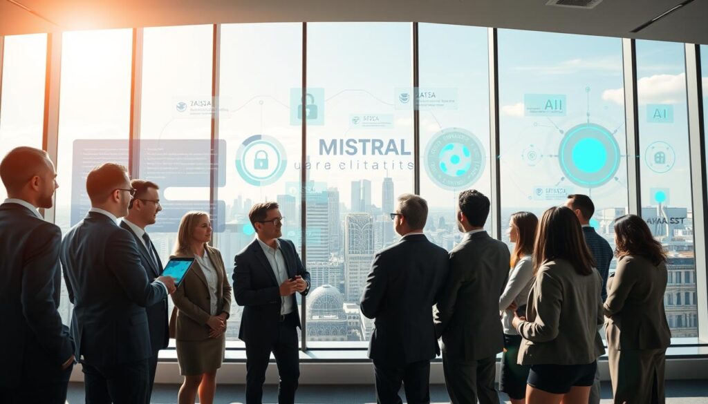Mistral Technologie und europäische KI Werte
