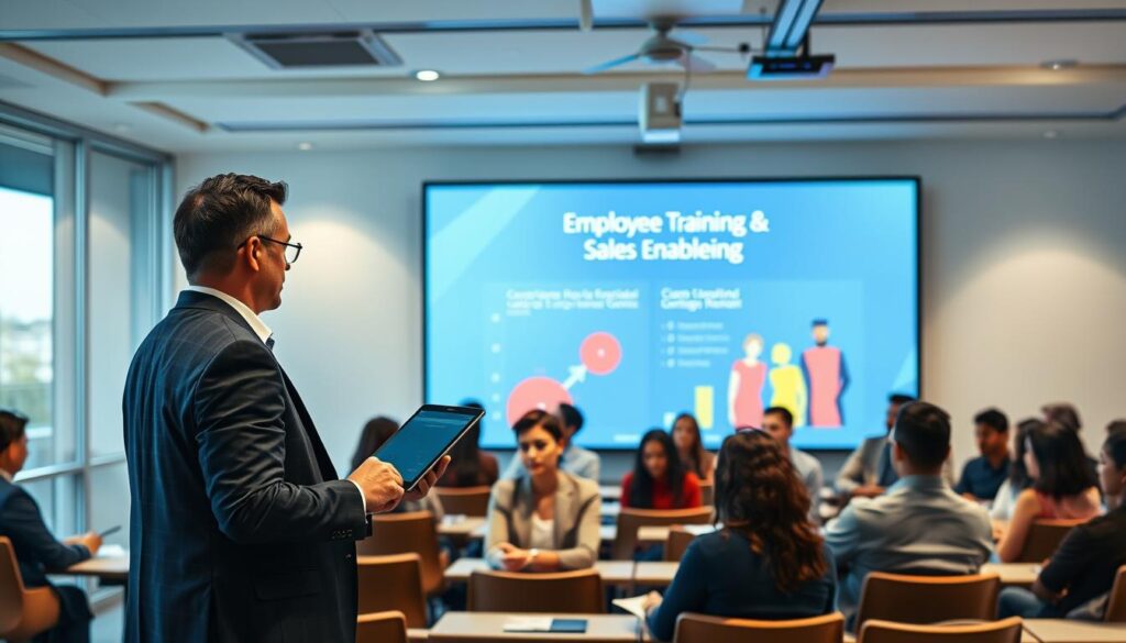 Mitarbeitertraining und Sales Enablement mit Synthesia Mitarbeitertraining und Sales Enablement mit Synthesia