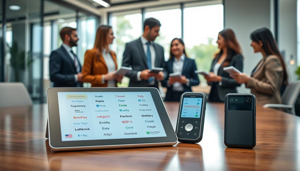 Mobile Übersetzung mit tragbaren Geräten