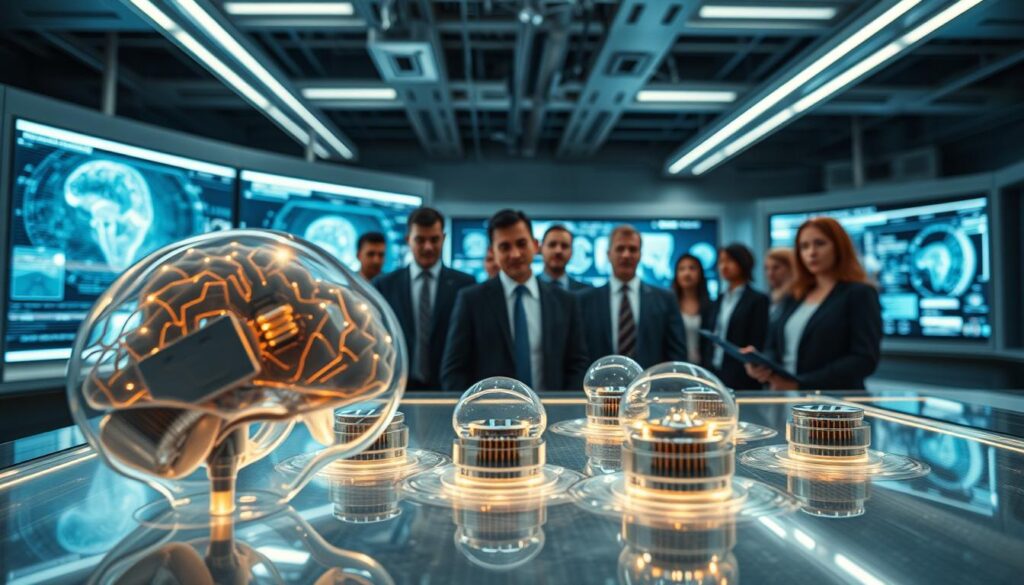 Neuralink und Blackrock Neurotech Gehirnimplantate
