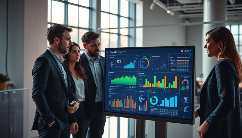 Power BI Dashboard mit KI-Funktionen und Datenvisualisierung