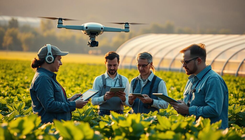 Präzisionslandwirtschaft KI und intelligente Ressourcennutzung