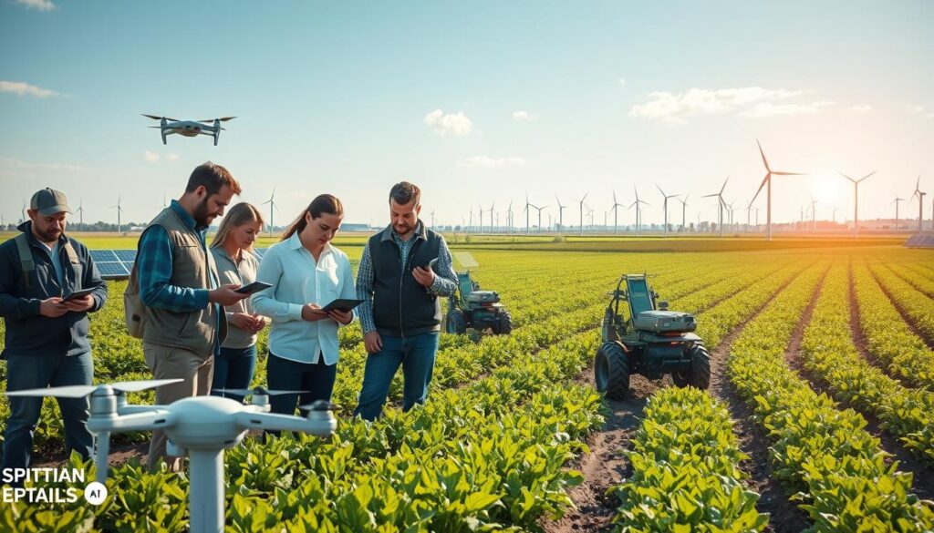 Präzisionslandwirtschaft KI und intelligente Stromnetze