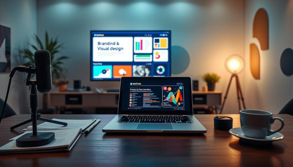 Professionelles Branding und visuelles Design für Webinare