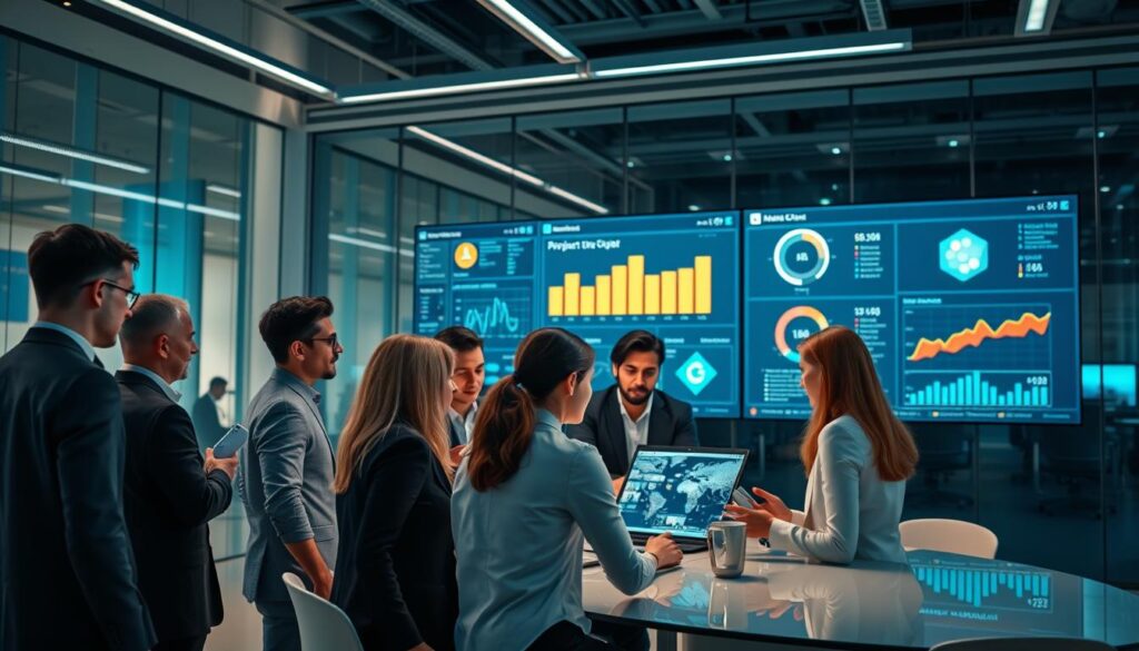 Projektmanagement KI Teamorganisation Cloud-basierte Zusammenarbeit