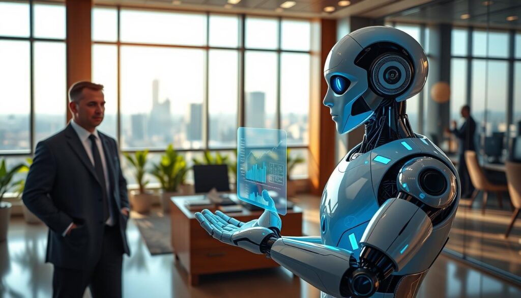 Robo-Advisor KI Finanzberatung Kundengespräch