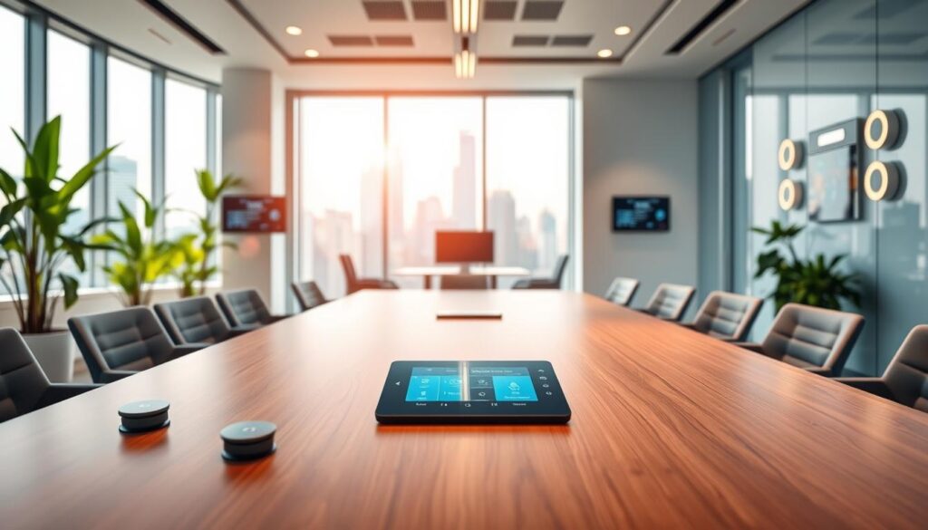 Sensorbasierte Raumsteuerung und Gebäudeautomation im Büro