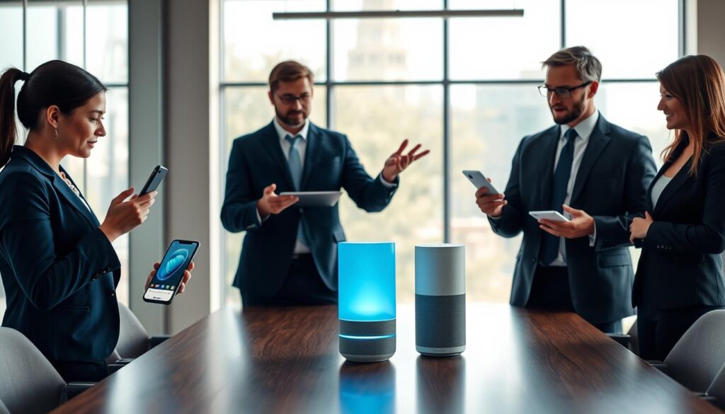 Siri, Alexa und Google Assistant im Einsatz