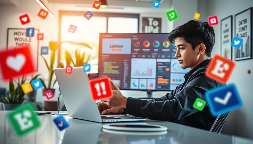 Social Media Content-Erstellung und Management durch virtuelle Assistenten