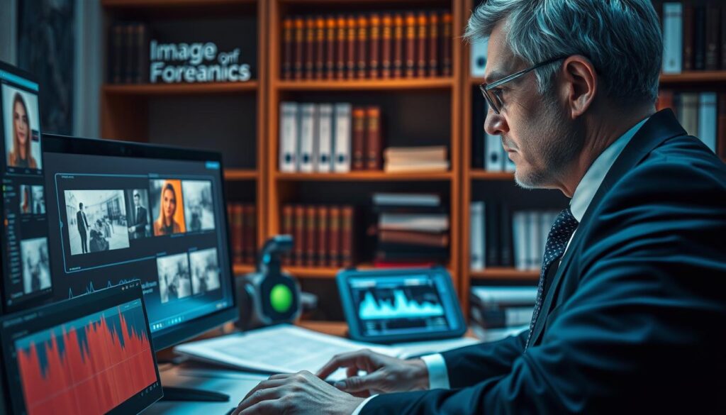Splicing-Erkennung und digitale Bildforensik Analyse